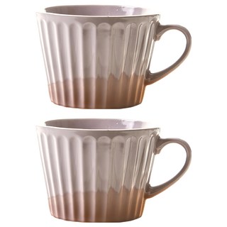 PRELUDE Creamy系列含握柄多用途湯碗 粉色 700毫升, 2個