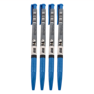 德德小品集 熊熊三賤客原子筆 Set 4支, 藍色, 1組