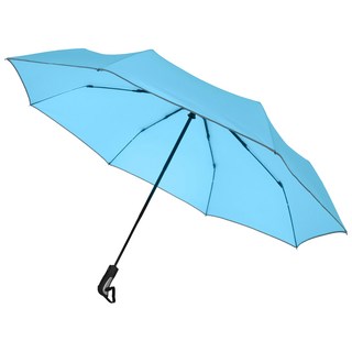 2mm 都會行旅傘面抗風自動開收傘 137cm傘面 8K FRP防風傘骨, 灰藍色