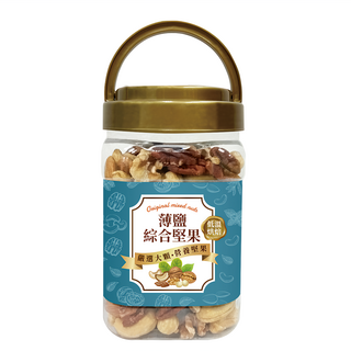 臻御行 薄鹽綜合堅果 320g 低溫烘焙 多種堅果一次滿足, 1罐