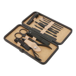 comet 修甲工具12件組, 黑色, 1組