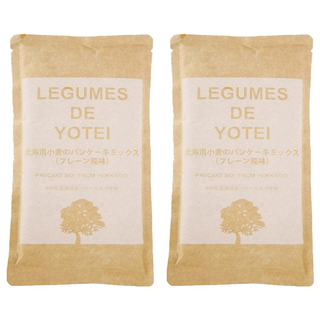 LEGUMES DE YOTEI 100%北海道小麥鬆餅粉 天然原味, 日本職人精心製作, 健康安心, DIY午茶首選, 180g, 2包