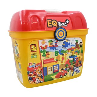 OXFORD TOY EQ培養學習積木 284p Set 38個月以上適用, 1盒, 多色