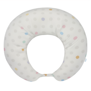 Combi 康貝 多功能水洗棉月亮枕 替換枕套, 珍珠白