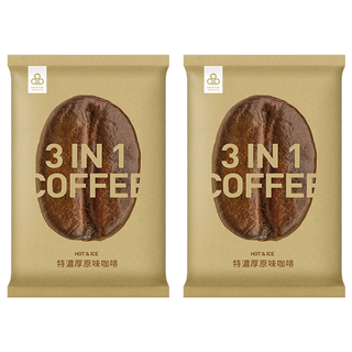 開元食品 特濃厚原味咖啡三合一, 1kg, 1包, 2包