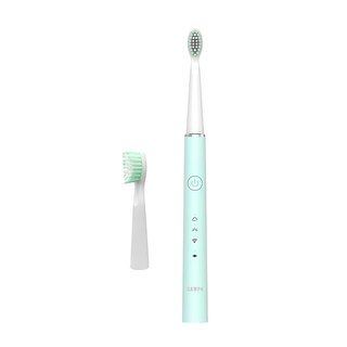 SAMPO 聲寶 五段式音波震動牙刷 附牙刷頭, 綠色, TB-Z21U1L-G, 1組