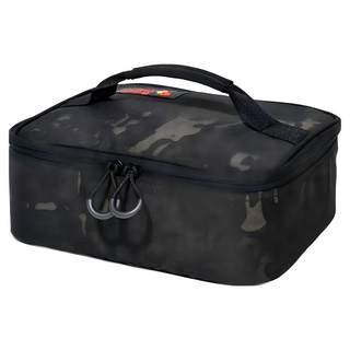 Oregonian Camper 硬式保護盒方形 M號 附隔板 內有拉鍊, 黑迷彩, 8層, 1個