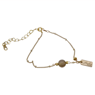 水晶 幸福的總和三色水晶吊牌愛心尾鍊手鍊 KTL668