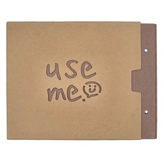 Sunny 三瑩文具 USE ME 方形DIY活頁自黏相本, 牛皮, 11頁