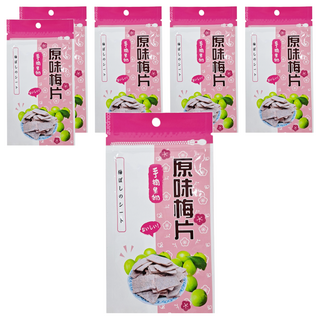 手摘果物 原味梅片, 15g, 6包