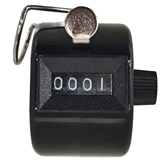 手持機械式計數器，直徑45x30mm, 顏色隨機, 1個