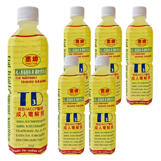 Hwei Yow 惠幼 成人電TD3飲品 500ml, 6瓶