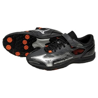 Mizuno 美津濃 SPEED MACH 3 大童鞋 黑色 舒適透氣運動鞋, 25cm