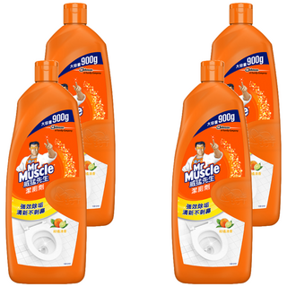 威猛先生 潔廁劑 強效除垢 清新不刺鼻 900g, 4瓶