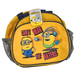 小小兵 雙層便當袋, 22 x 21 x 12cm, 1個, 黃色