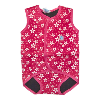 Splash About BabyWrap 兒童款包裹式保暖泳衣, L/適合年齡18~30個月, 粉紅色