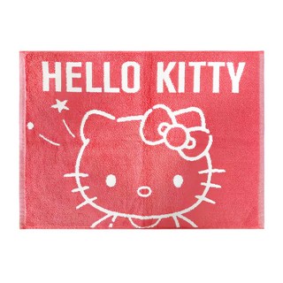 Sanrio 三麗鷗 地墊 棉100%, 60 x 45cm, Hello Kitty 紅色