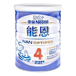 Nestle 雀巢 NAN 能恩 4號兒童營養活力配方食品 奶粉 3~7歲, 800g, 1罐