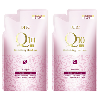 DHC Q10豐盈深層修護洗髮精補充包 EX revitalizing hair care, 400ml, 2包