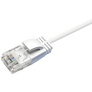 POLYWELL 寶利威爾 CAT6 極細高速網路線 RJ45 福祿克認證 PW15-W58-Q150, 白色, 15m, 1條