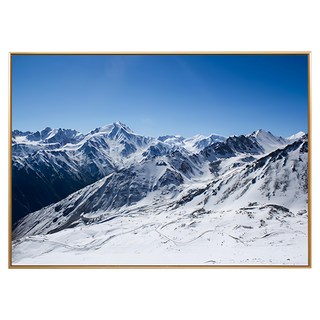 大雪山掛畫, 金色