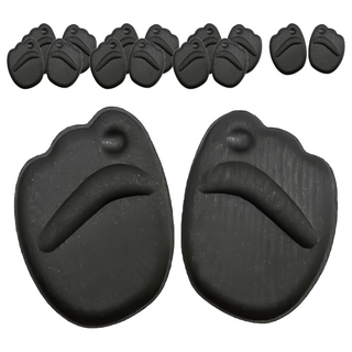 小麥購物 海綿前掌墊 D091 9.3 x 6.3cm 黑色, 8雙