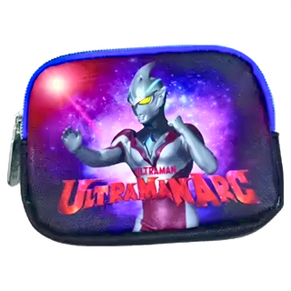 ULTRAMAN 超人力霸王 雅克皮質造型零錢包, 藍紫色, UTDP160-1