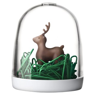 QUALy 森林鹿 迴紋針組 80 x 65mm, 1個