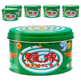 鱷魚 蚊香 優 30卷, 577.5g, 6罐