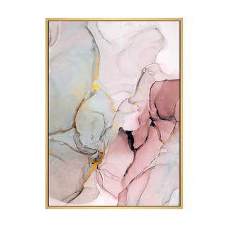 N5 花色抽象畫 蘊涵I 金色, 30 x 40cm