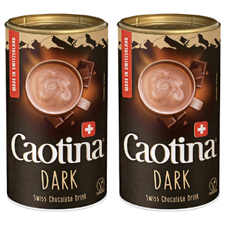 Caotina 可提娜 頂級瑞士黑巧克力粉, 500g, 2罐, 1罐