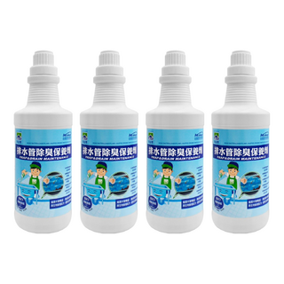 do it 多益得 ALL Clean 排水管除臭保養劑 維護水管暢通, 防止蟑螂滋生, 非苛性配方, 安全環保不傷手、水管, 946ml, 4瓶