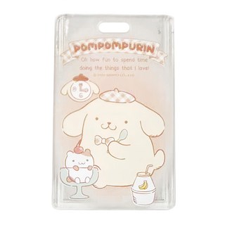 三麗鷗 質感壓克力票卡, 格紋布丁狗, 1個, 110mm x 68mm x 5mm