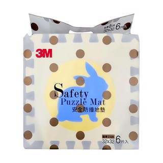 3M 安全防撞地墊, 藍色 + 黃色, 1組