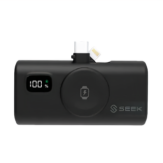 SEEK 三合一迷你快充口袋電源 Pro pw-517-bk 快充BSMI認證, 黑