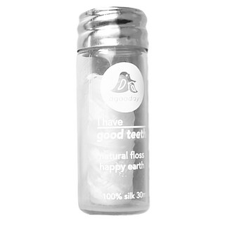 agooday 好日子 純天然蠶絲牙線, 30m, 1入, 1罐