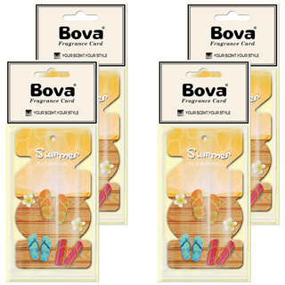 Bova 法柏精品香氛 夏日香氛卡 檸檬馬鞭草, 15g, 4包