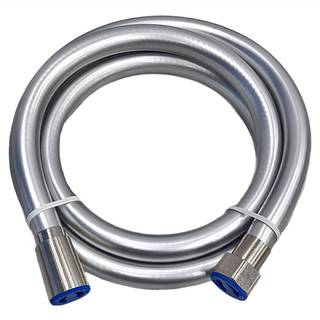 LEADER 麗達 防纏繞大流量大孔徑16MM管徑 銀龍管B12 310g, 1.8m, 銀色