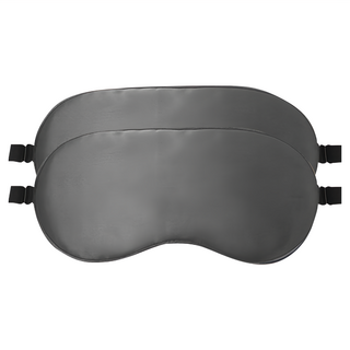 AHOYE 雙面涼溫兩用石墨烯遮光眼罩 舒眠眼罩 牛奶絲 鳥眼布, 2個裝, 1組