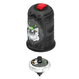 LDCX 灵动创想 魔幻陀螺6 嘯龍金剛, 1盒, 黑色