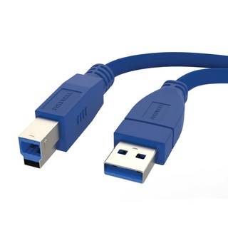 POLYWELL 寶利威爾 USB3.0 Type-A公對B公 高速傳輸線 3A 5Gbps PW15-W45-V020, 2m, 1個