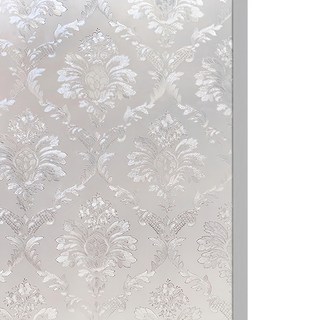 半島良品 抗UV防曬靜電貼窗貼, 歐式花紋