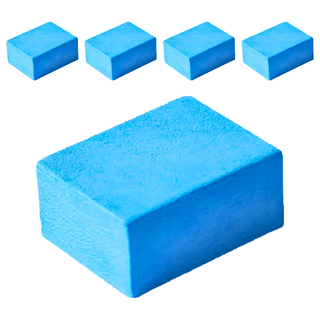 水垢魔力擦 金剛砂海綿擦 2.4cm x 3.2cm x 1.5cm, 藍色, 5個