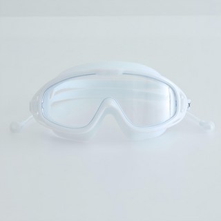 Elso Nice View 耳塞一體式蛙鏡, 1個, 白色 + 透明