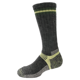 AREX SPORT 銀纖維保暖羊毛高筒襪 台灣製造, 黑色, XL(29-32cm)