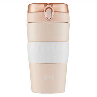 IKUK 艾可 台灣公司貨 保溫Q彈杯, 燕麥奶, 600ml, 1個