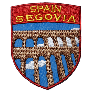 A-ONE 匯旺 西班牙塞哥維亞地標造型刺繡 貼片, 173 彩色, 1個