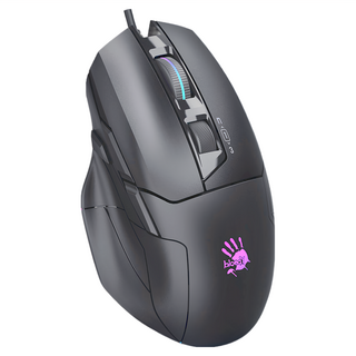 A4TECH 雙飛燕 bloodY 血手幽靈 W70 Max 滑鼠 15區RGB動畫 100-10000 CPI, A4MS-W70MAXBK, RGB