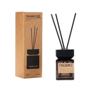 職日生 山川方蓋擴香瓶 江南茶館, 室內香氛, 持久清新, 居家擺飾, 1入, 100ml