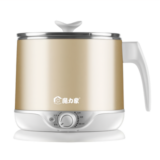 MOLIJIA 魔力家 即食行熱 快煮美食鍋，雙層隔熱防燙，五段調節，304不鏽鋼內鍋，防鏽抗腐，安全防燒乾，大容量，分離式, BY011008